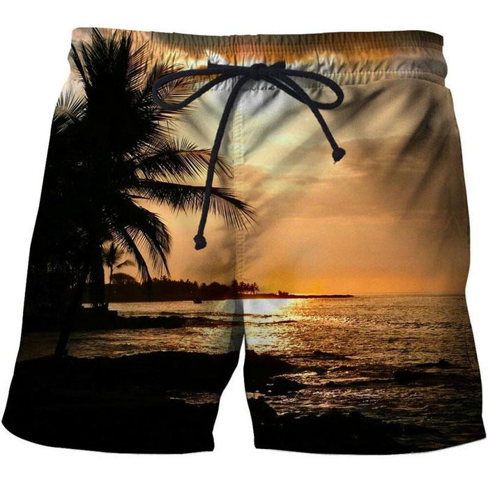 Orange Beach Sunset Shorts