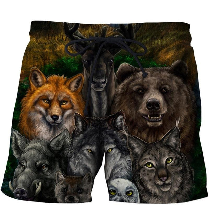 Forest Animals Shorts