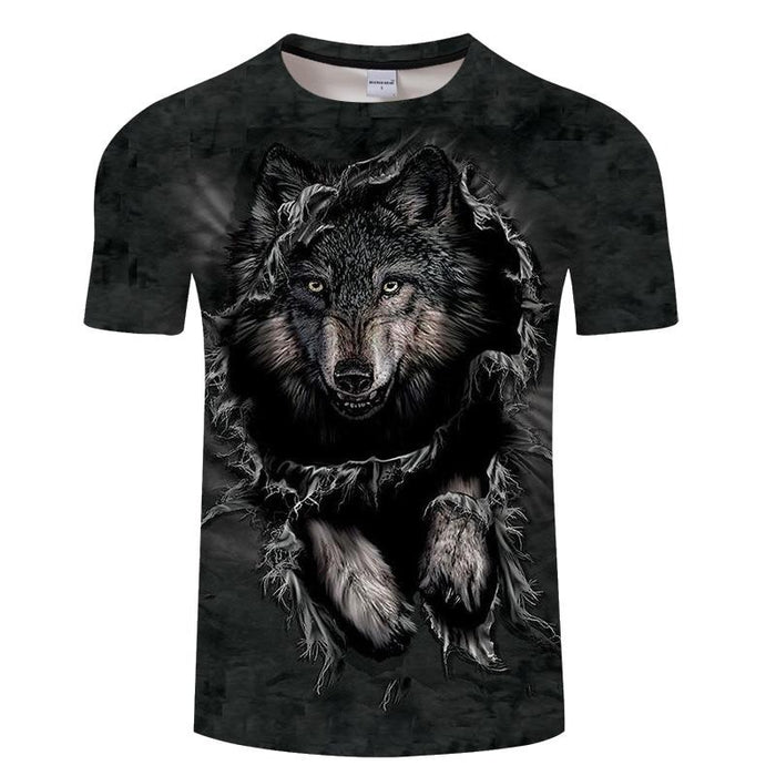 Wolf Through Wall T-Shirt