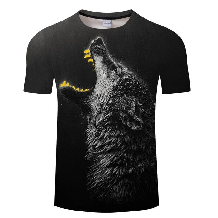 Gold Teeth Wolf T-Shirt
