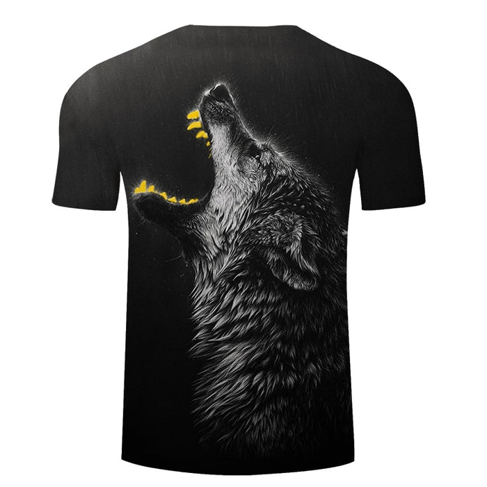 Gold Teeth Wolf T-Shirt