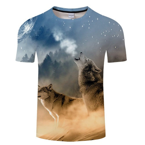 Howling Wolves At Dawn T-Shirt