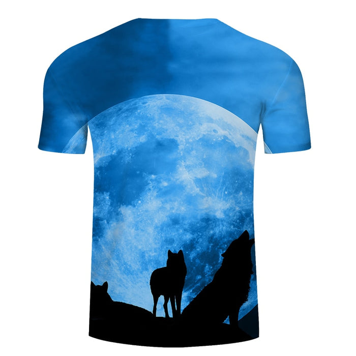 Howling Wolves & Moon T-Shirt