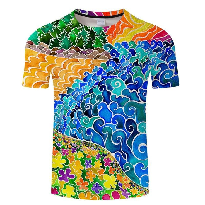 Colorful Surf T-Shirt