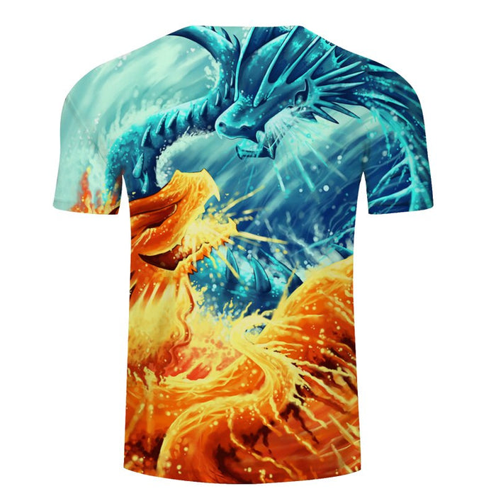 Fire & Ice Dragons T-Shirt