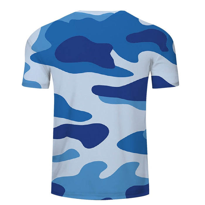 Blue Camo T-Shirt