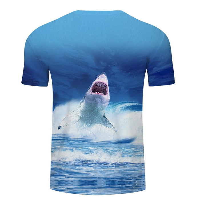 Great White Shark Leap T-Shirt
