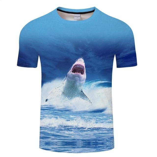 Great White Shark Leap T-Shirt