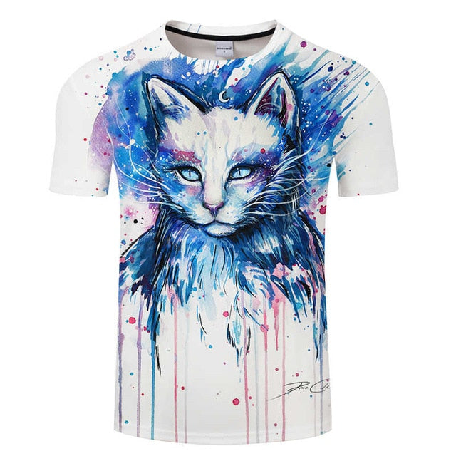 Colorful Cat T-Shirt