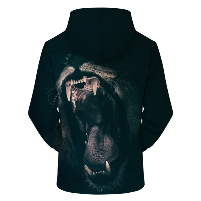 Howling Lion Jaw Hoodie