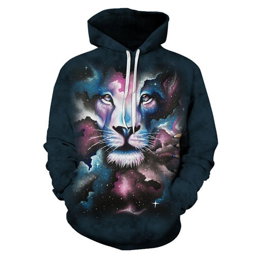 Painted Lioness Galaxy Hoodie