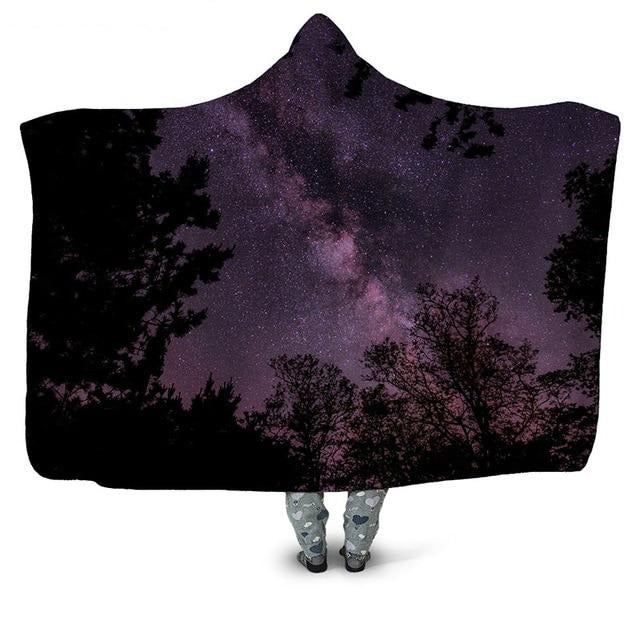 Galaxy Forest Blanket Hoodie