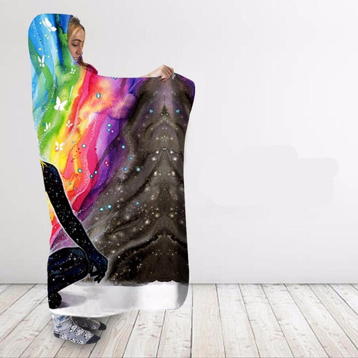 Colorful Meditation Blanket Hoodie