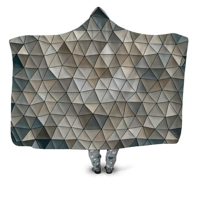 Abstract Geometry Blanket Hoodie