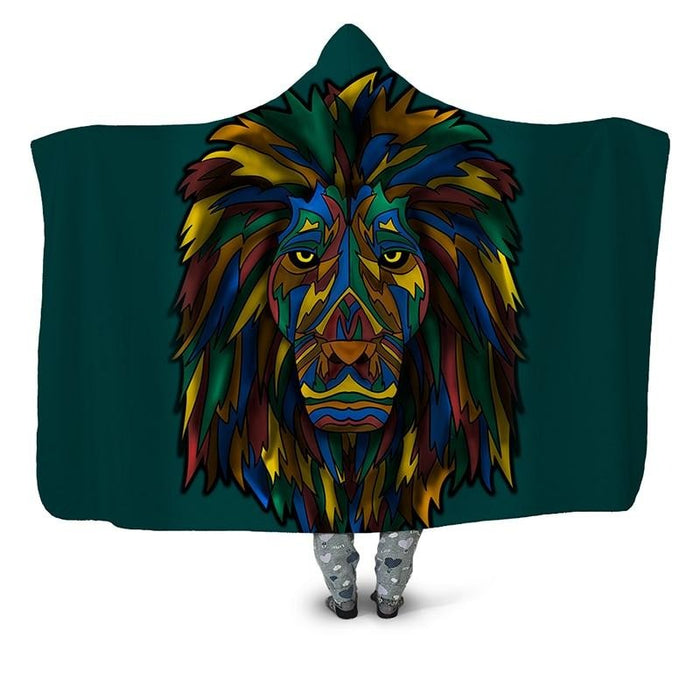 Hip Hop Lion Blanket Hoodie