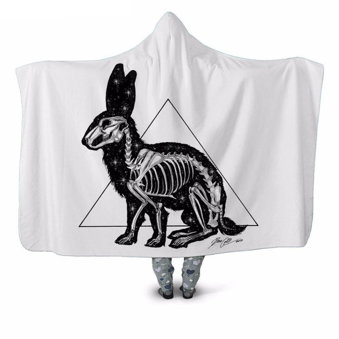 Rabbit Skeleton Blanket Hoodie