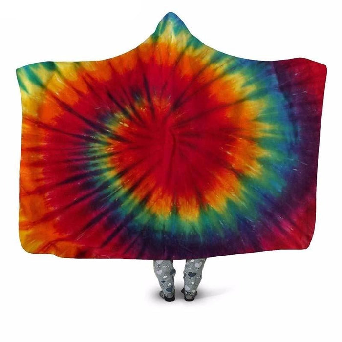 Rainbow Tie Dye Swirl Hoodie