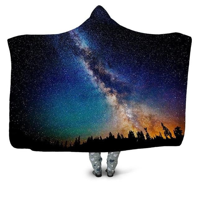 Dark Galaxy Blanket Hoodie