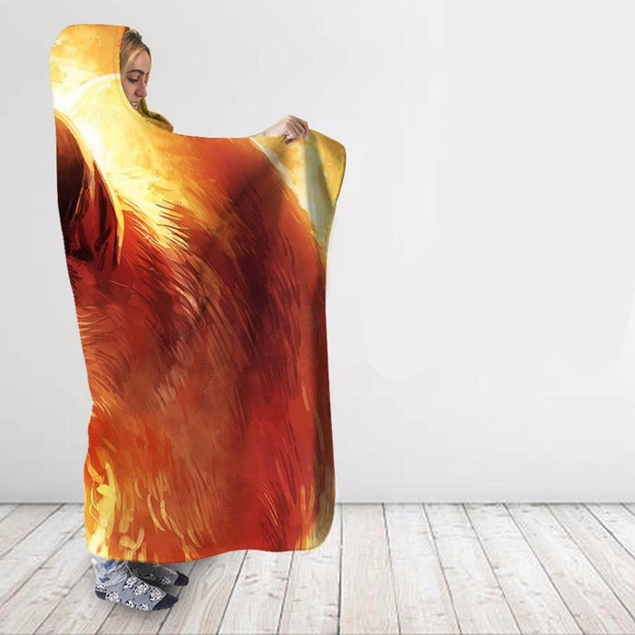 Fire Fox Blanket Hoodie