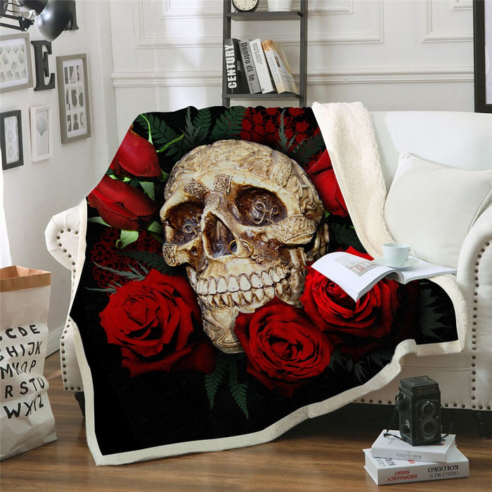 Flowers Of Death Blanket Quilt