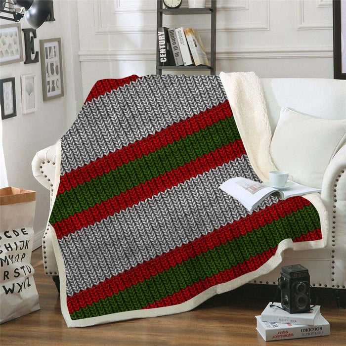 Christmas Stocking Blanket Quilt