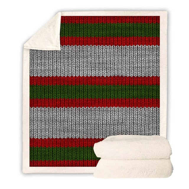Christmas Stocking Blanket Quilt