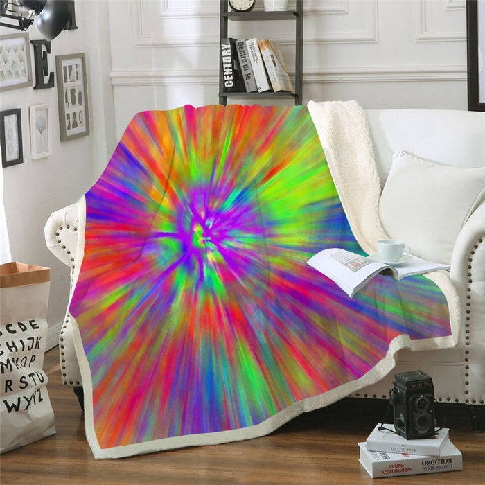 Rainbow Tunnel Blanket Quilt