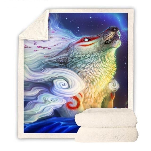 Wolf Anime Blanket Quilt