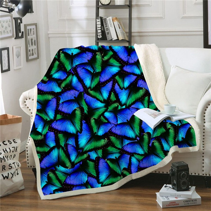 Butterfly Pattern Blanket Quilt