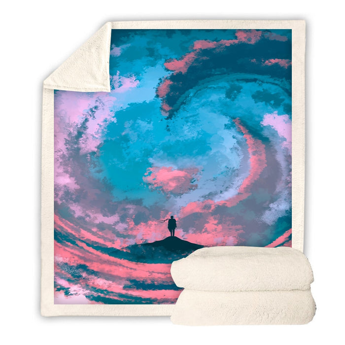 Cotton Candy Skies Blanket Quilt