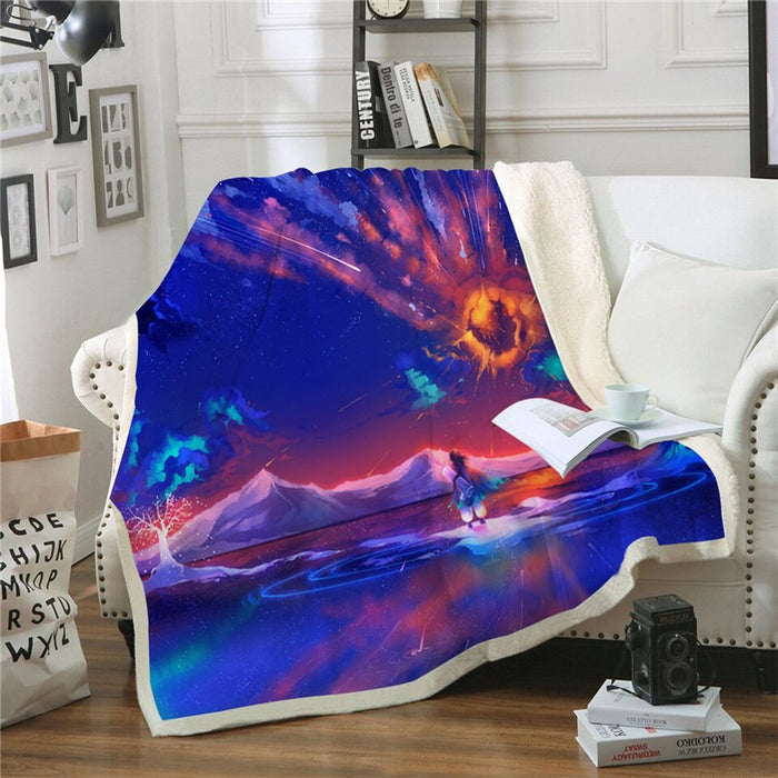 Artic Meteor Blanket Quilt