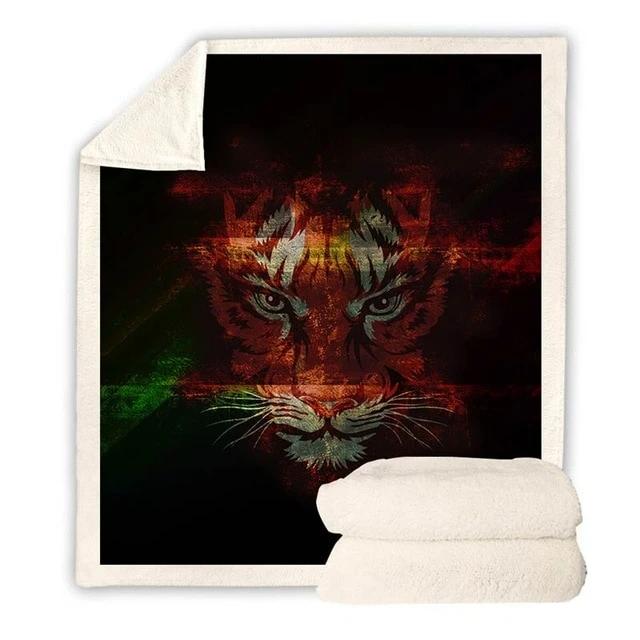 Stealthy Tiger Blanket Quilt