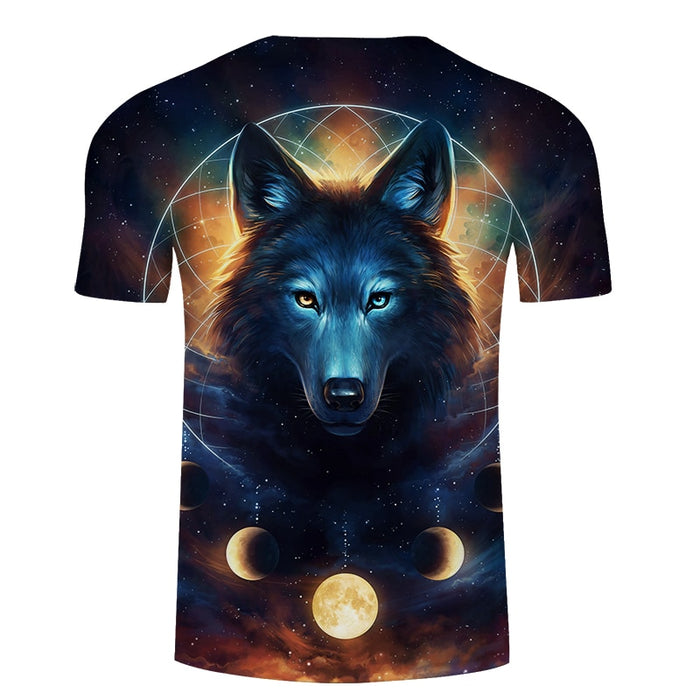 Wolf Moon Dream Catcher T-Shirt