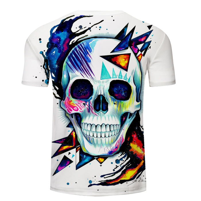 Skull Digital Art T-Shirt