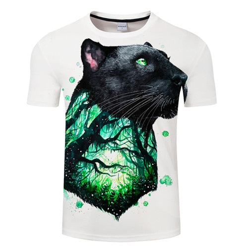 Panther Green Forest T-Shirt