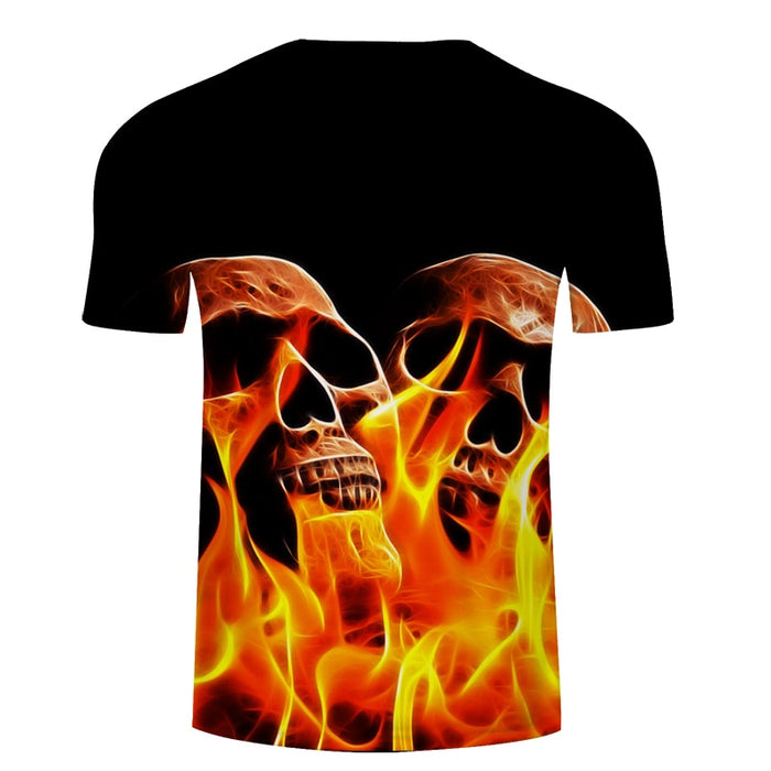 Fire & Skull T-Shirt