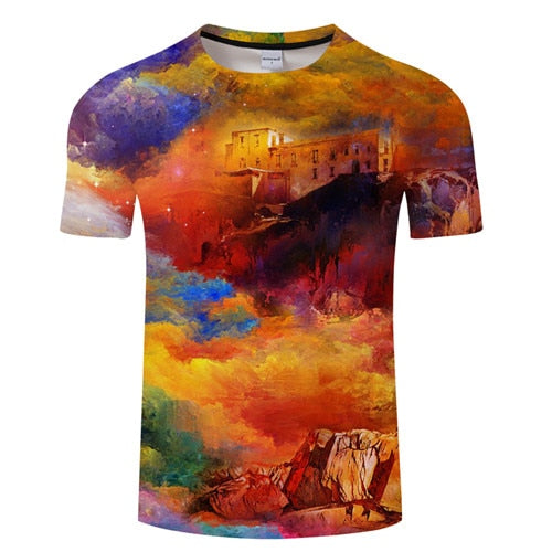 Colorful Painted Buildings T-Shirt
