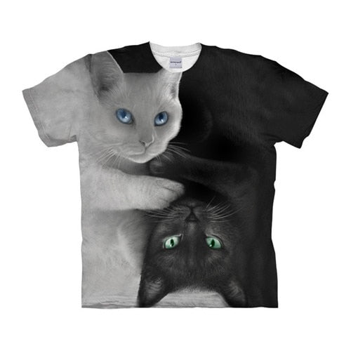 Cat Yin & Yang T-Shirt