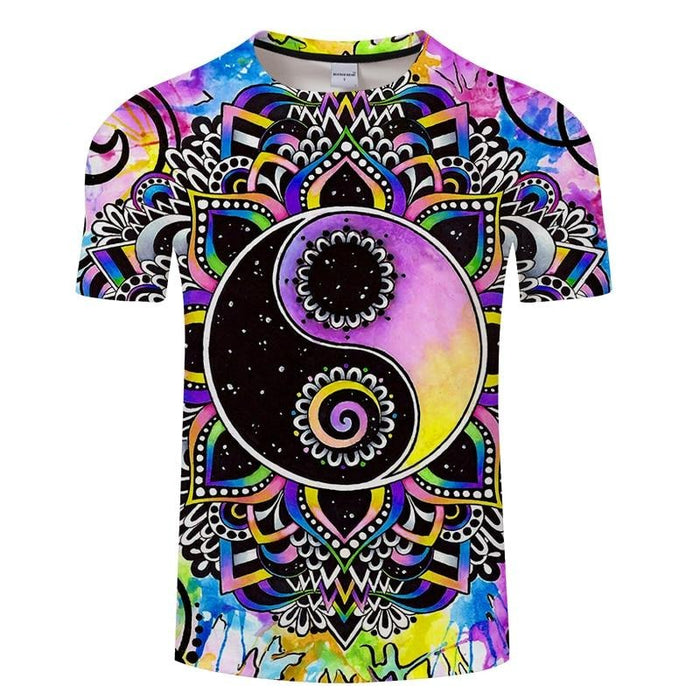 Yin Yang Mandala T-Shirt
