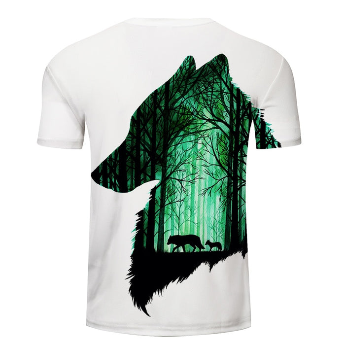 Wolf Green Forest T-Shirt