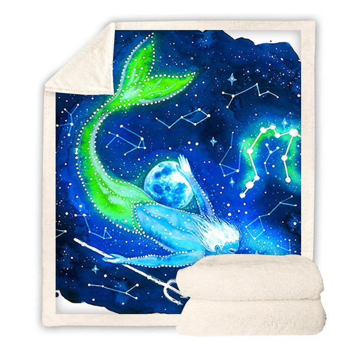 Animal Constellations Blanket Quilt