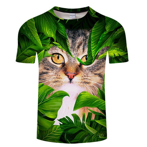 Staring Cat T-shirt